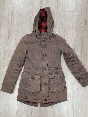 Hollister Utility Button-Front Fall Jacket